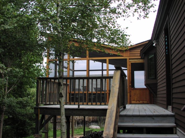 Porch designed by Jean Terwilliger Architect