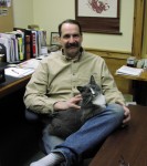 Chris at our home office.